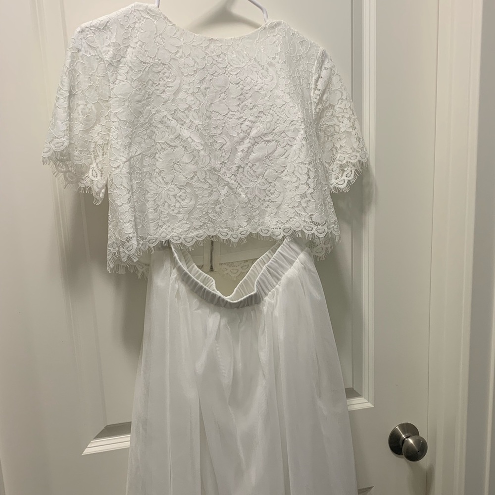 Boohoo 2 piece skirt/dress/shirt NWT